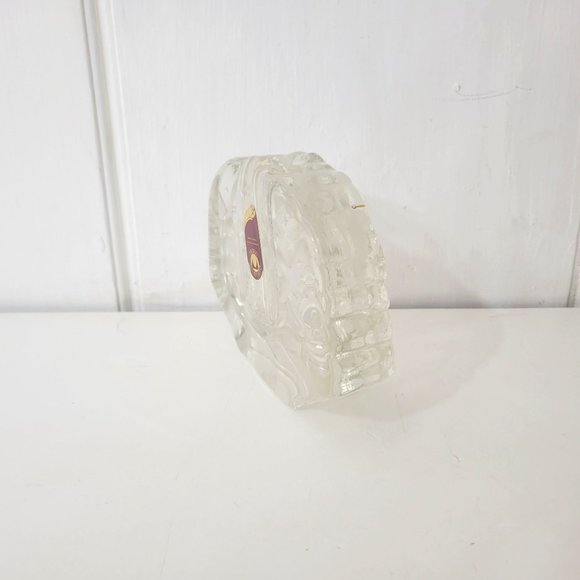 Walther Glas German Glass Candleholder with Pine Trees - Picture 5 of 7